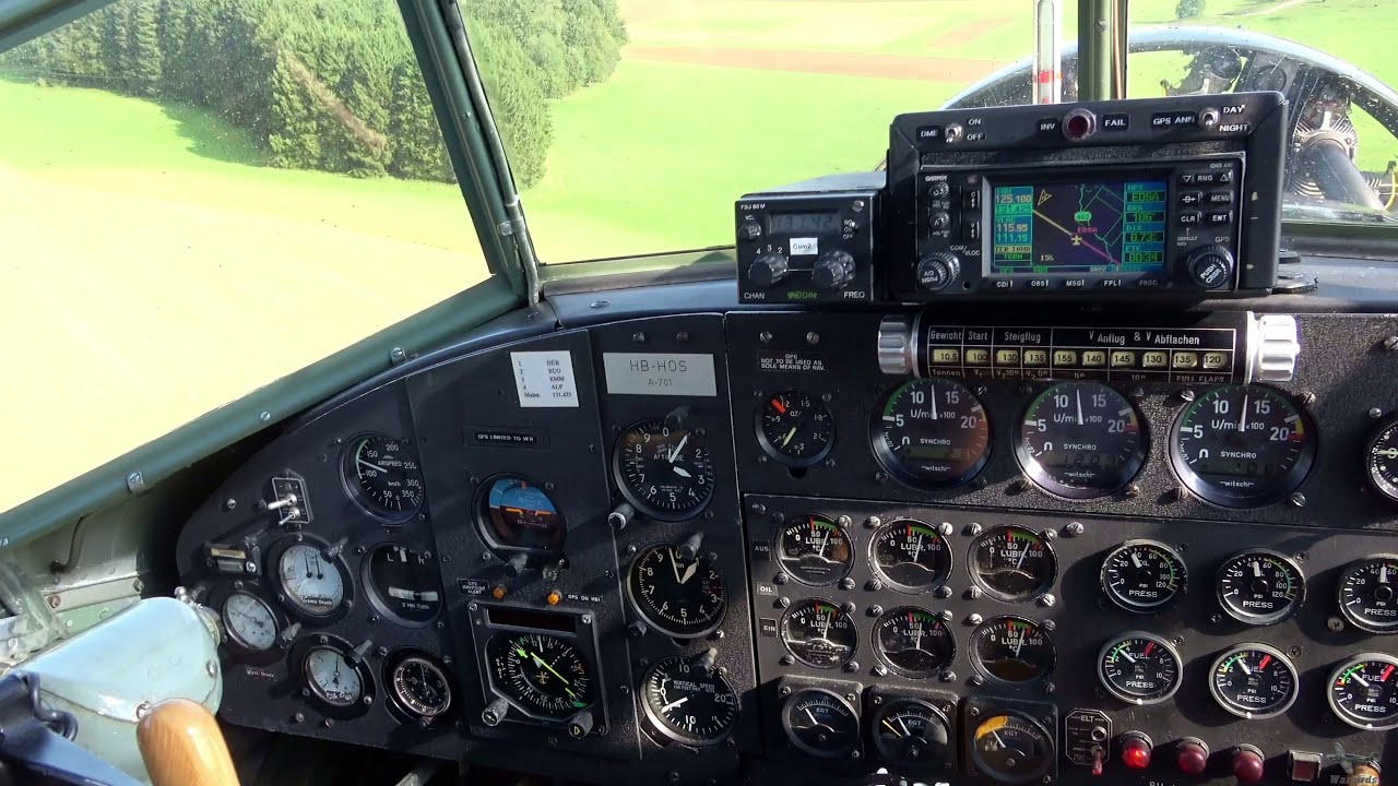 Junkers Ju 52 ~ MSFS 2020 vs. Reality ~ Cockpit View