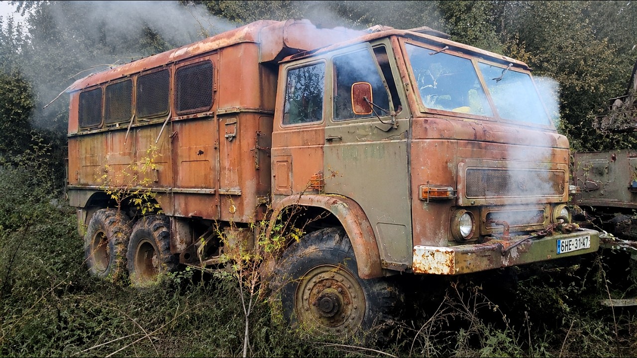 Will This Abandoned 6x6 Truck Start After 8 Years? | STAR 266