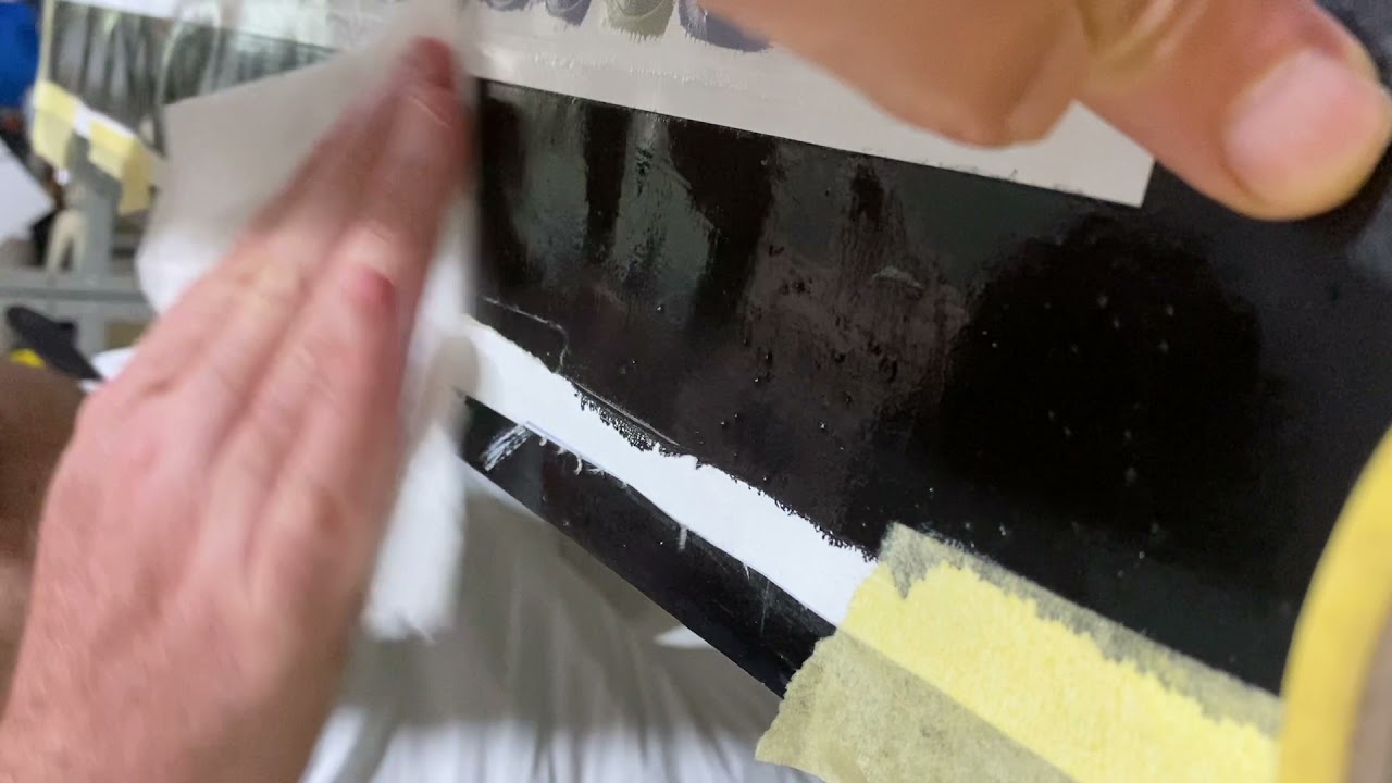 How to remove sticky, tacky glue from masking tape