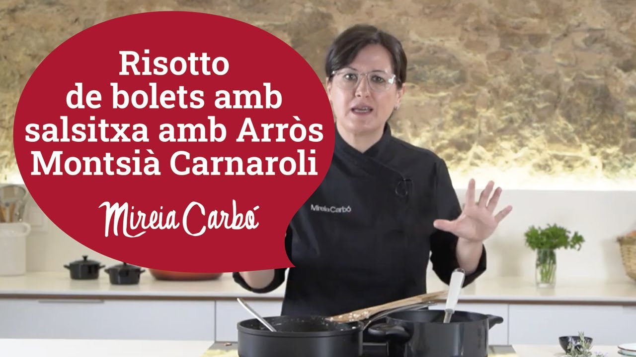 Risotto de bolets amb salsitxa - Les receptes de la Mireia Carbó