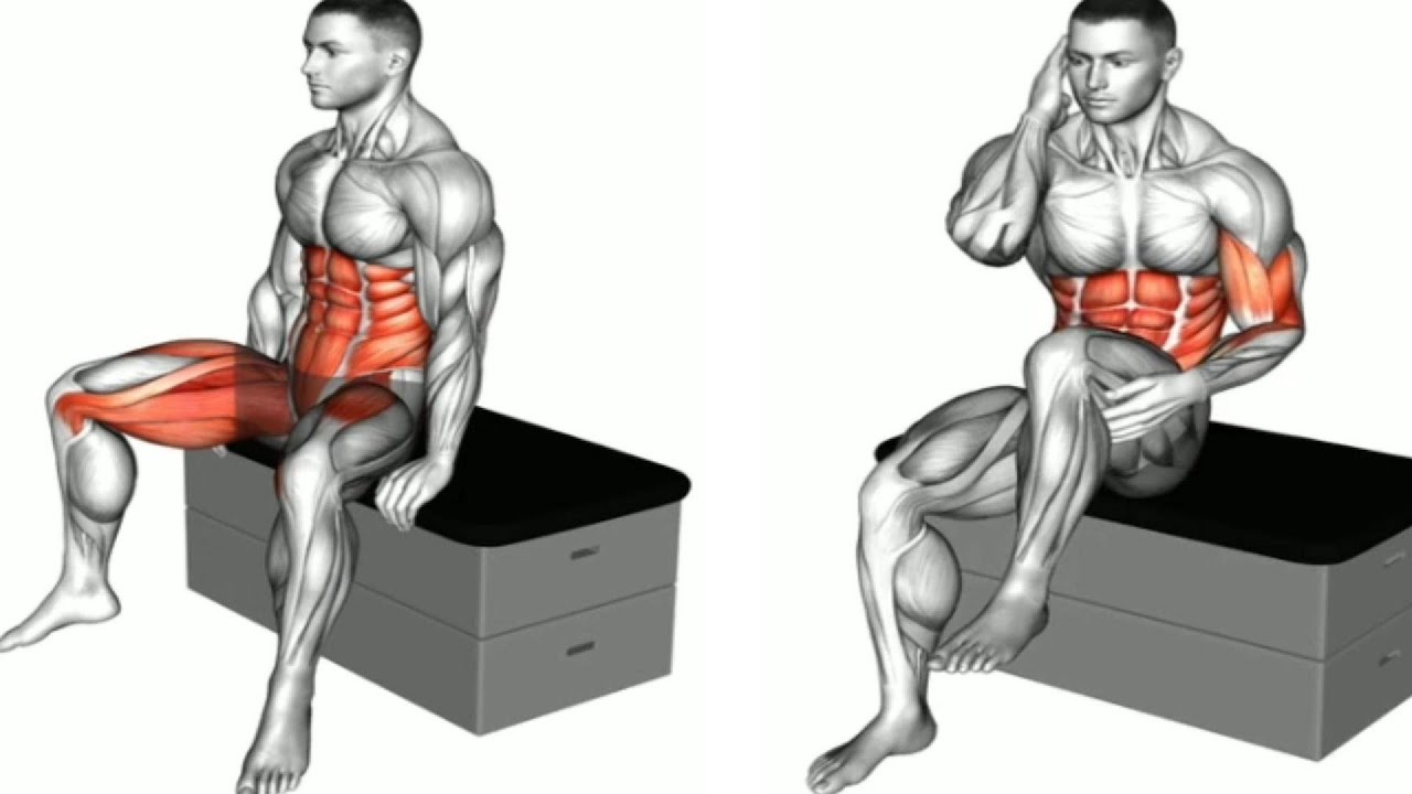 exercices abdos assis