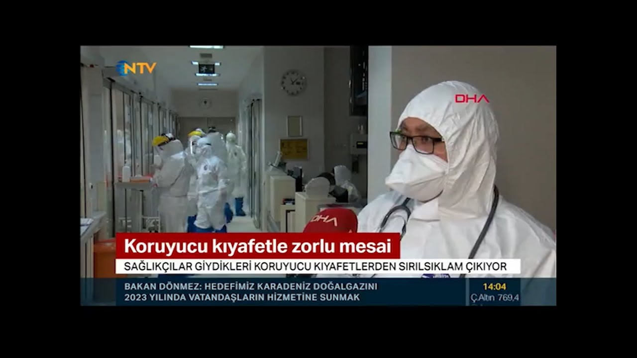Koruyucu Kıyafetle Zorlu Mesai