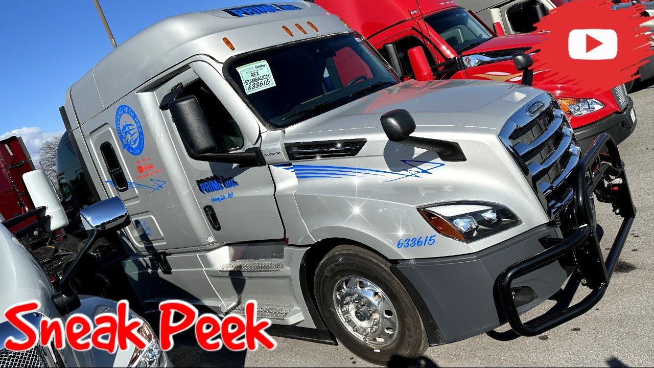 Prime Inc 2023 НОВЫЙ Freightliner Cascadia краткий обзор 🤫🔥🙏