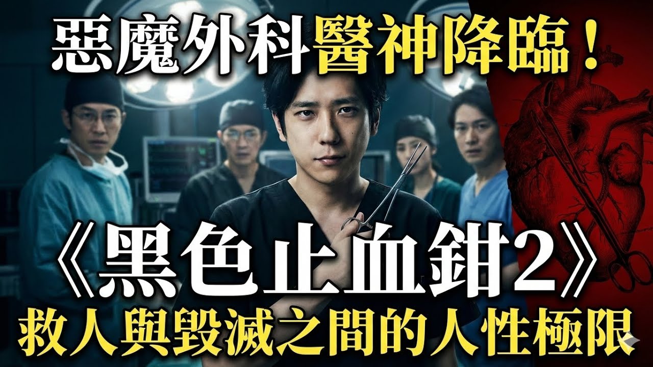 【日劇評析】《黑色止血鉗2》：是救世主還是惡魔？探討手術刀下的金錢與人性極限！