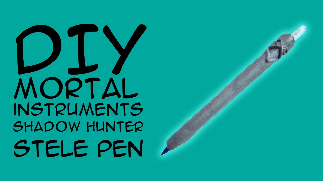 Mortal Instruments DIY Shadowhunter Stele PEN: (For Shadowhunters Fans)  - A GeekyMcFangirl Tutorial