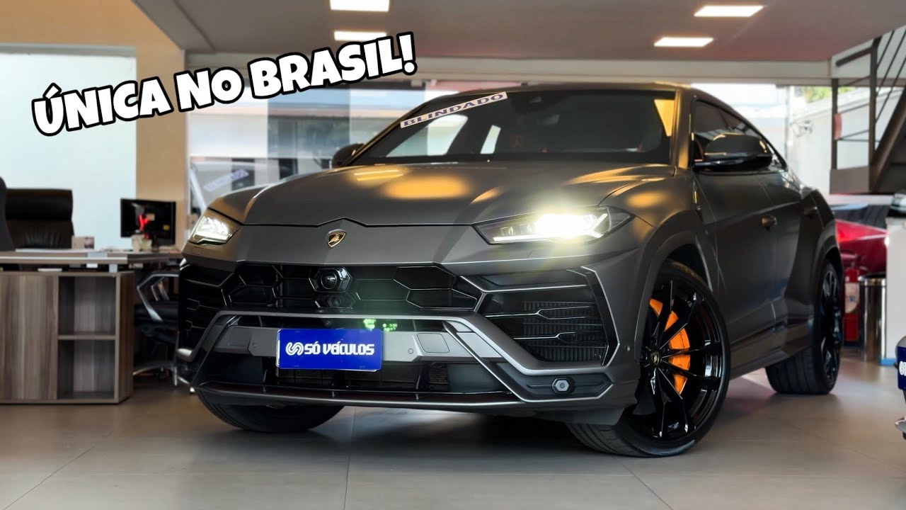 LAMBORGHINI URUS GRAPHITE CAPSULE EM UMA CONFIGURAÇÃO ÚNICA NO PAÍS! 