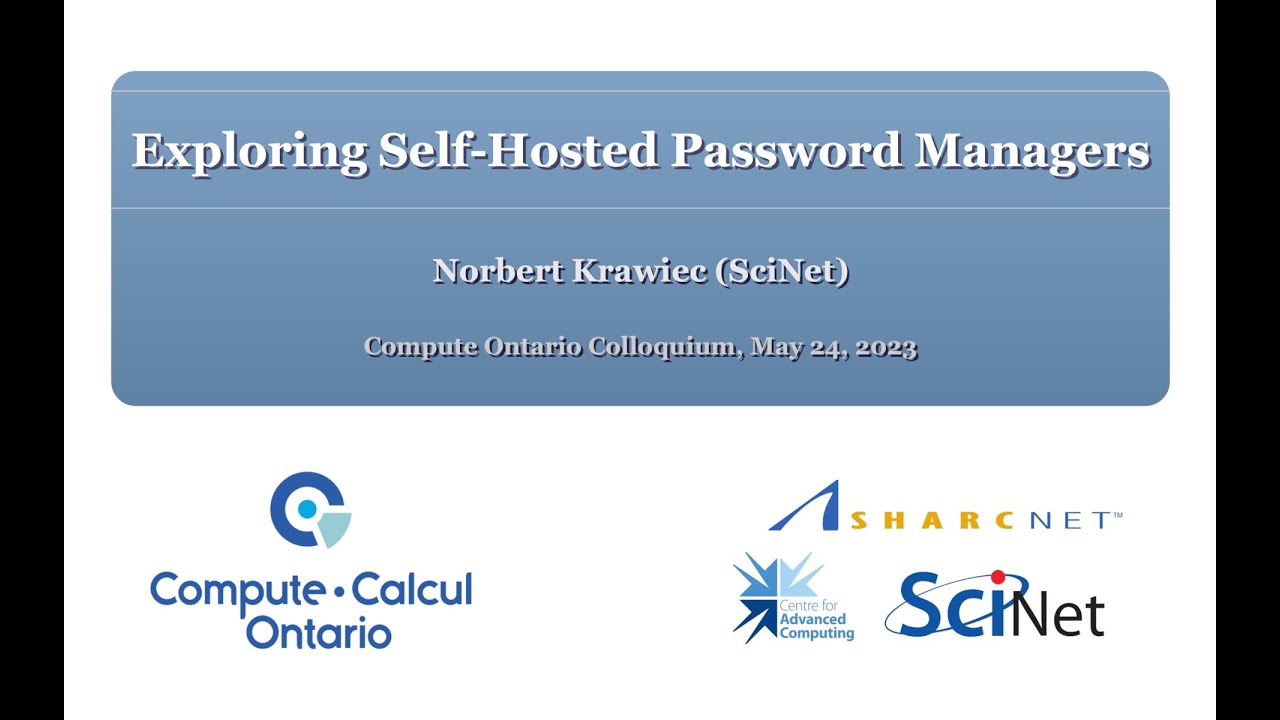 Exploring Self-Hosted Password Managers