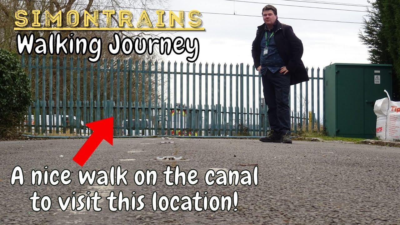 The Canal Walk to the Disused Station of Hixon | Sim0nTrains Walking Journey