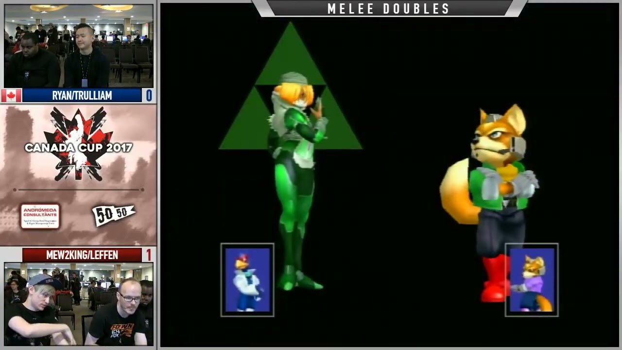 Canada Cup 2017 SSBM: Mew2King Leffen vs. Ryan Ford Trulliam Winners Semis