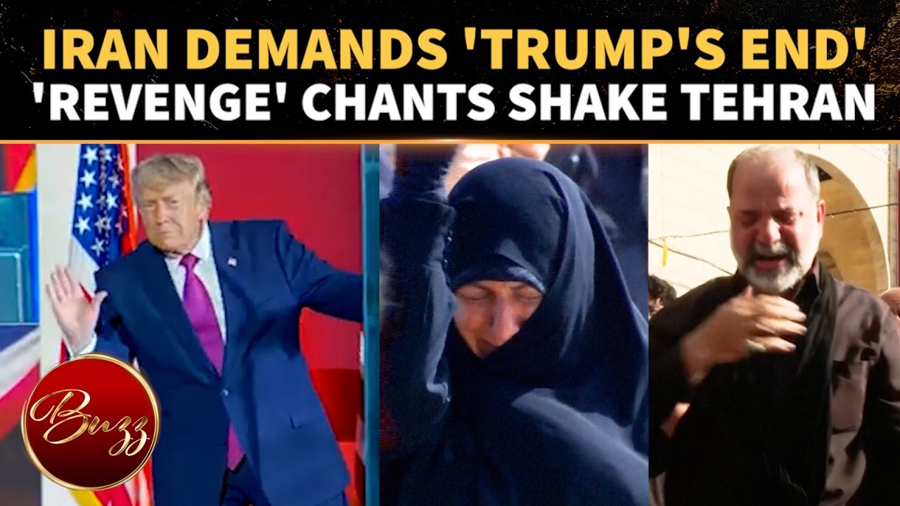 Iran ROARS &lsquo;KILL TRUMP&rsquo; At Khamenei Funeral, Chants Shake Tehran
