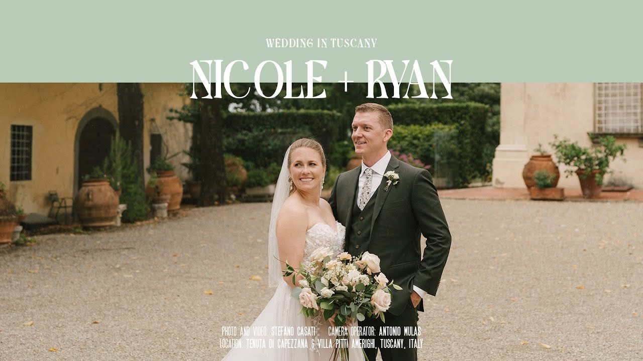 Nicole & Ryan Wedding at Tenuta di Capezzana in Tuscany