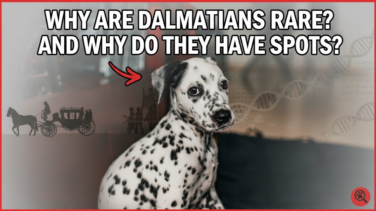 Почему далматинцы редки и почему у них пятна?🐶✨