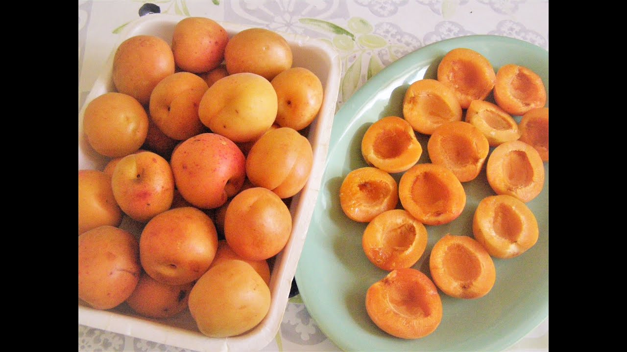 COMMENT CONSERVER  DES ABRICOTS EN MORCEAUX POUR TARTES...