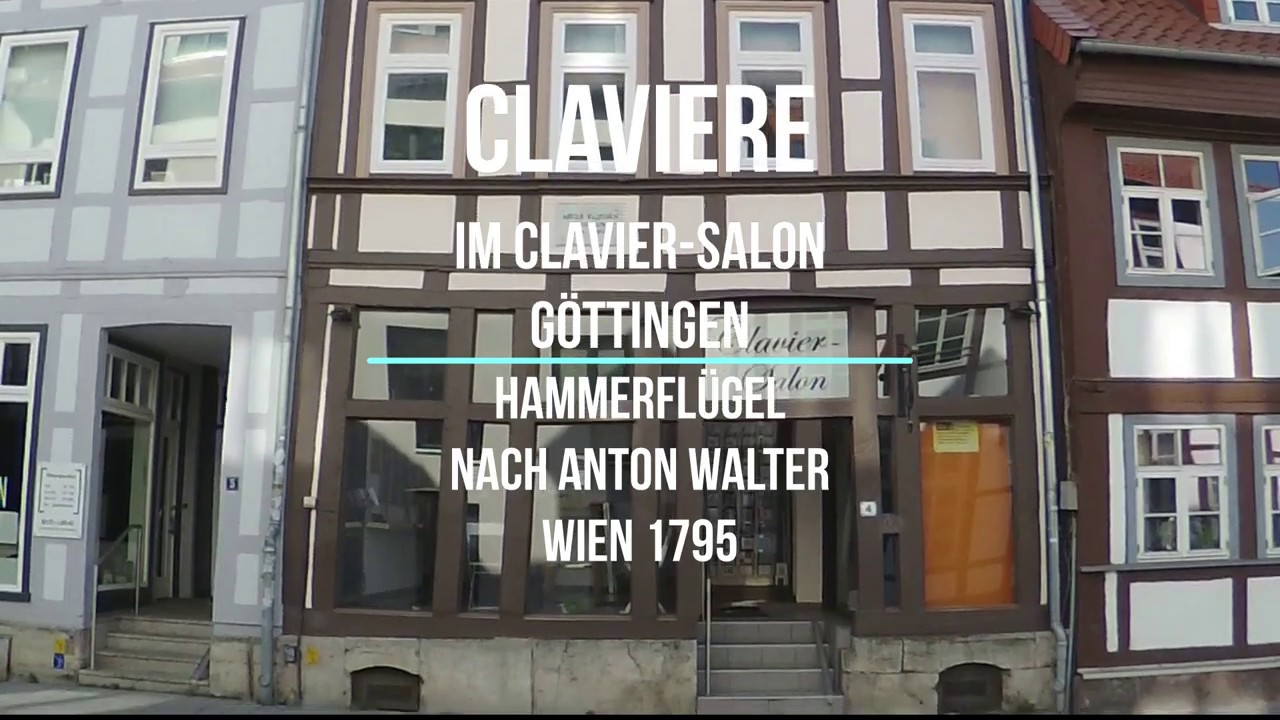 Claviere im Clavier-Salon Göttingen: Anton Walter Wien 1795
