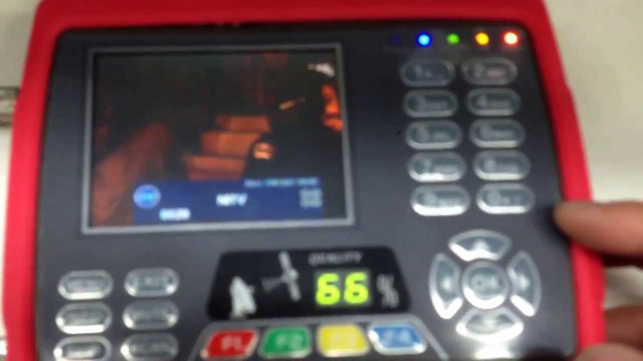 Satlink  Satellite Tv Combo Meter Finder ws6950 hands-on