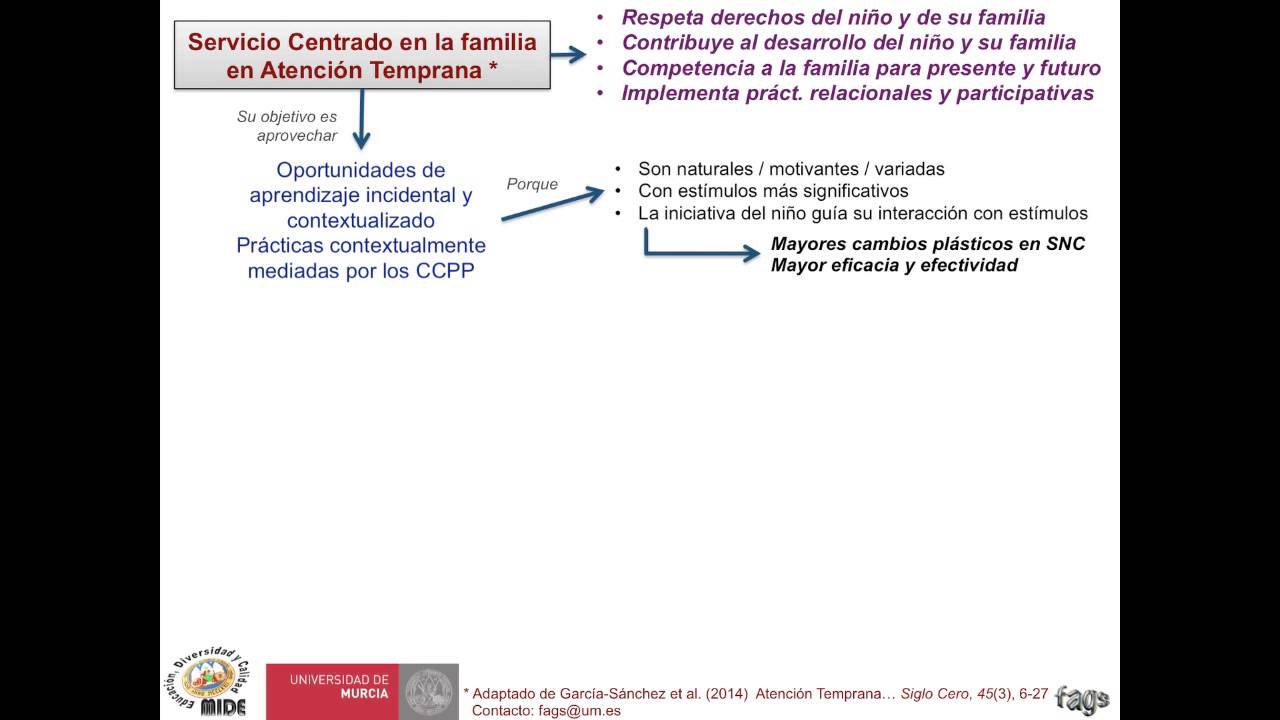 Atención Temprana centrada en la familia: presentación de sus principios básicos