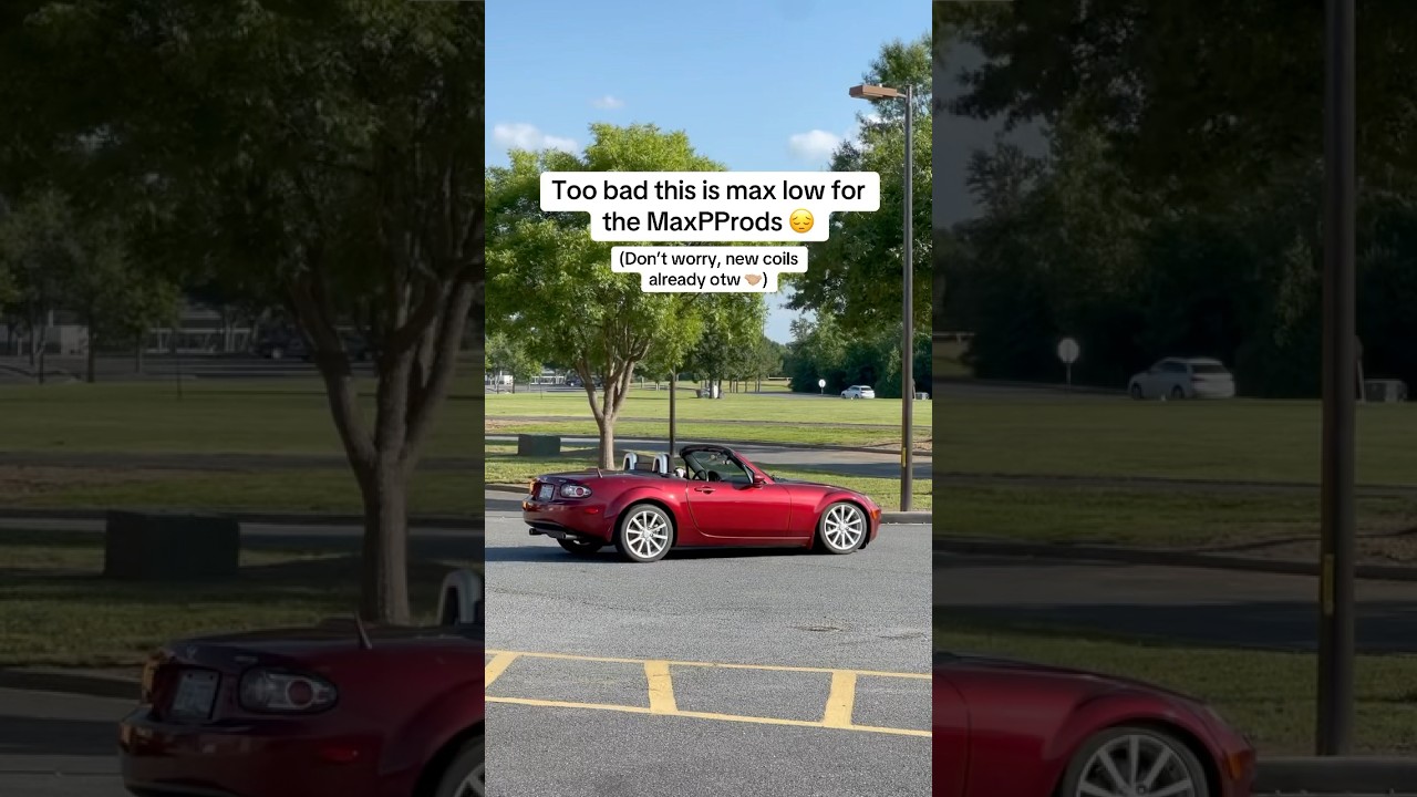 Lesson learned.. thank God they were free 🤣 #CommonTrafficMafia #Miata #MaxPeedingRods