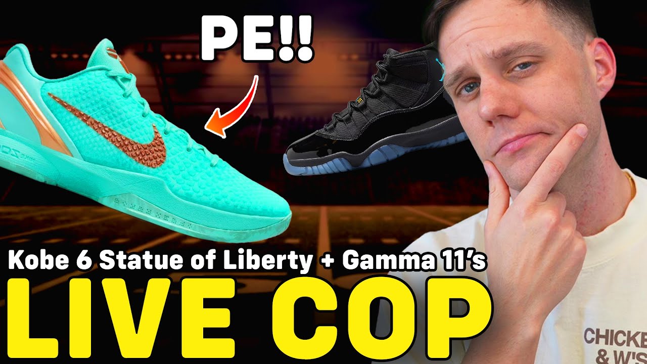LIVE COP: AIR JORDAN 11 GAMMA & KOBE 6 JALEN BRUNSON