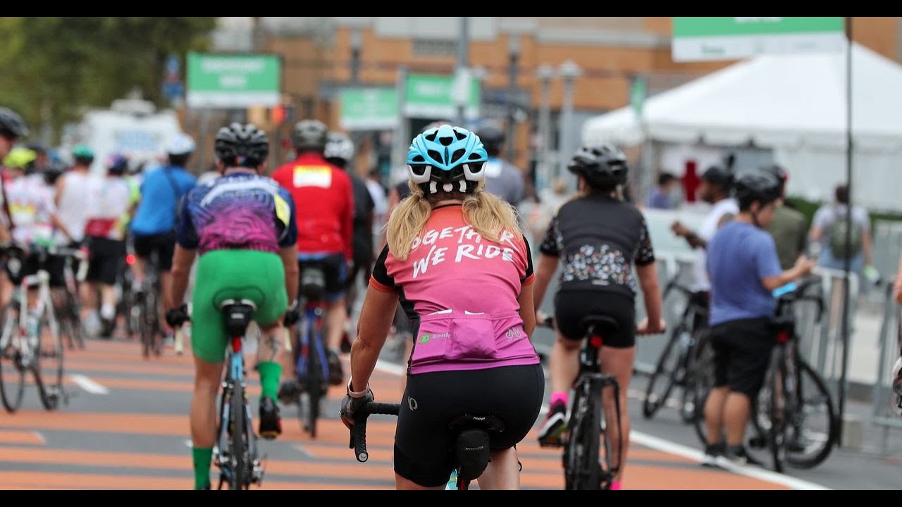 Five Boro Bike Tour 2022 Full Ride Video (4k)
