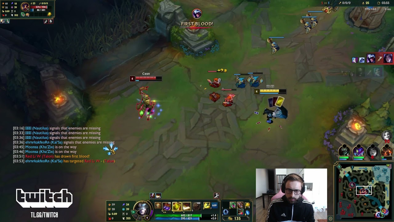 Akali flying through midlane