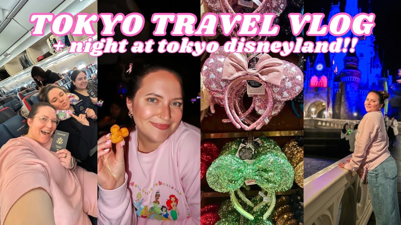 traveling to TOKYO & first night at DISNEYLAND!!