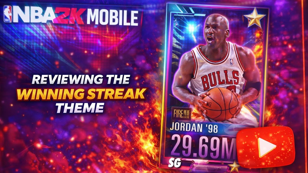 Reviewing NEW Winning Streak theme in NBA2K Mobile! (Michael Jordan, Wilt chamberlain, more!) 