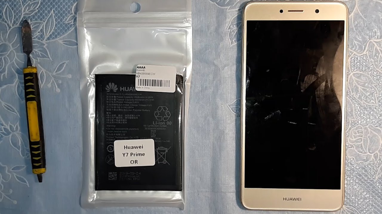 Huawei Y7 2017 замена батареи АКБ