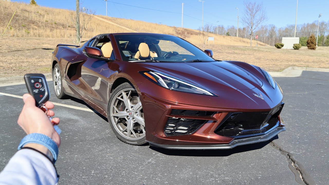 Chevrolet Corvette Stingray 2LT Z51 2022 года: управление запуском, выхлопная система, осмотр, те...