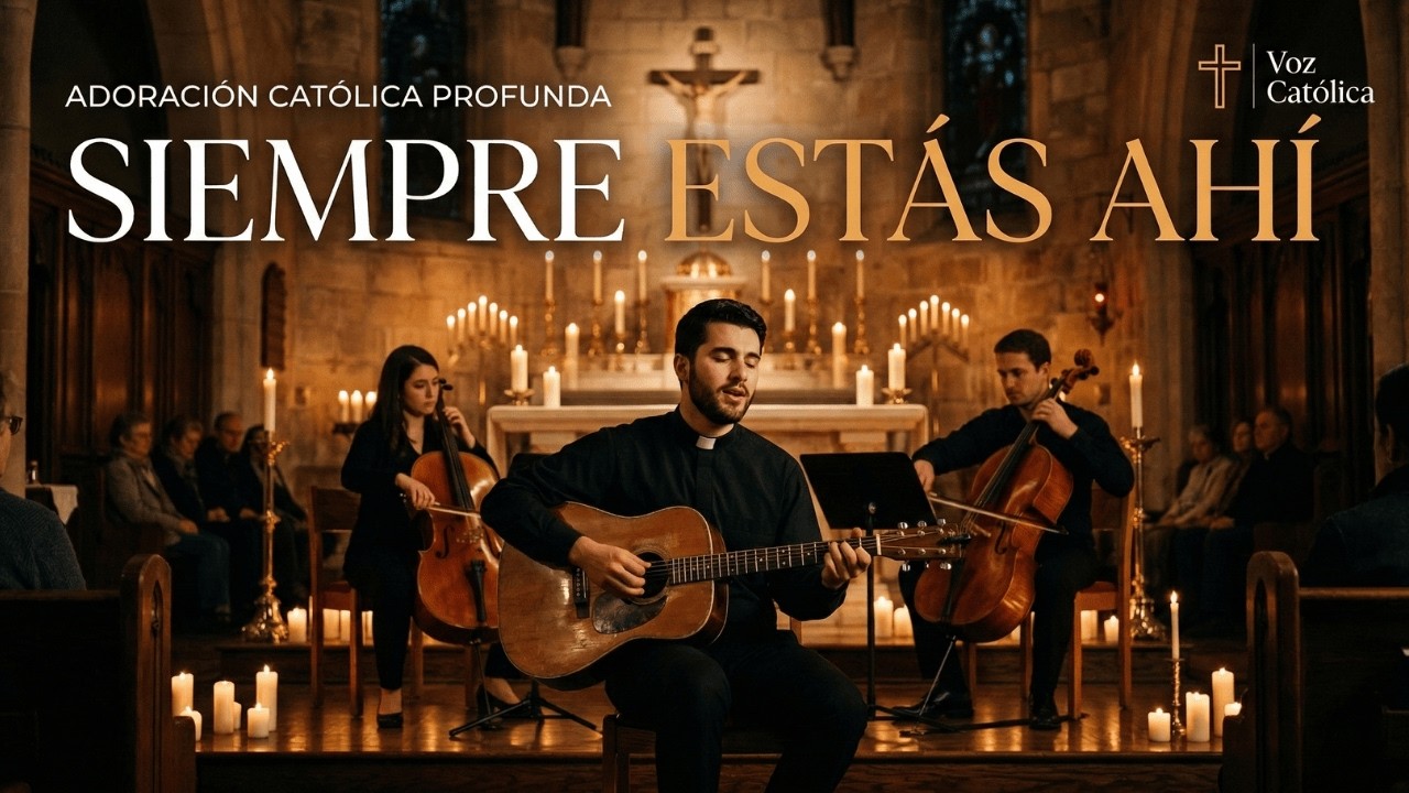 SIEMPRE ESTÁS AHÍ – ADORACIÓN CATÓLICA PROFUNDA | Álbum de música para orar y sentir a Dios
