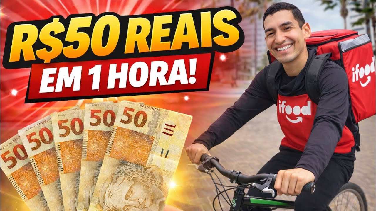 4 horas de entregas pelo ifood bicicleta. Domingo a tarde !!! Quanto dinheiro consegui??