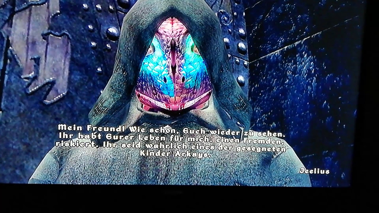 Oblivion Jeelius after you saved him from Death