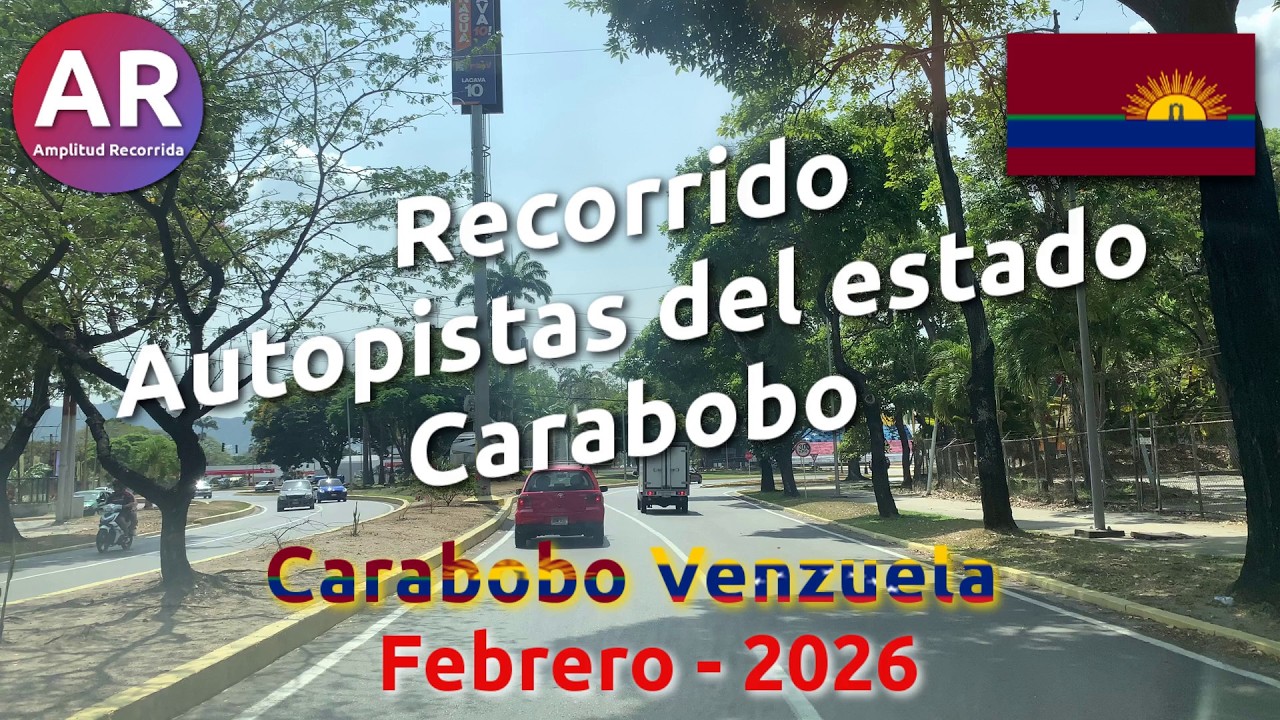 Recorrido Autopistas del estado Carabobo - Febrero 2026 | #venezuela #carabobo #valencia #recorrido