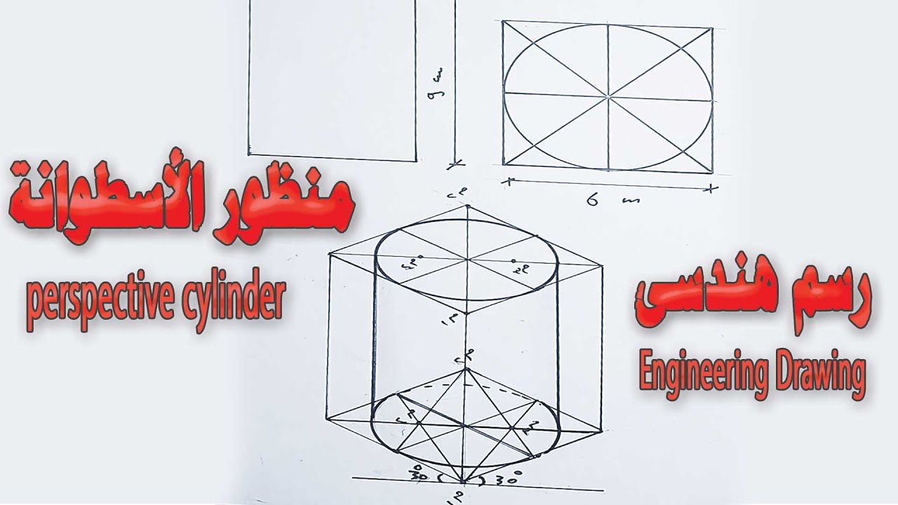 منظور اسطوانة cylinder perspective