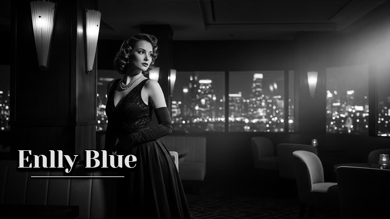 Enlly Blue - Midnight Streets | 1950s Soul Blues (Lonely Road Blues, Sax & Heartfelt Vocals)