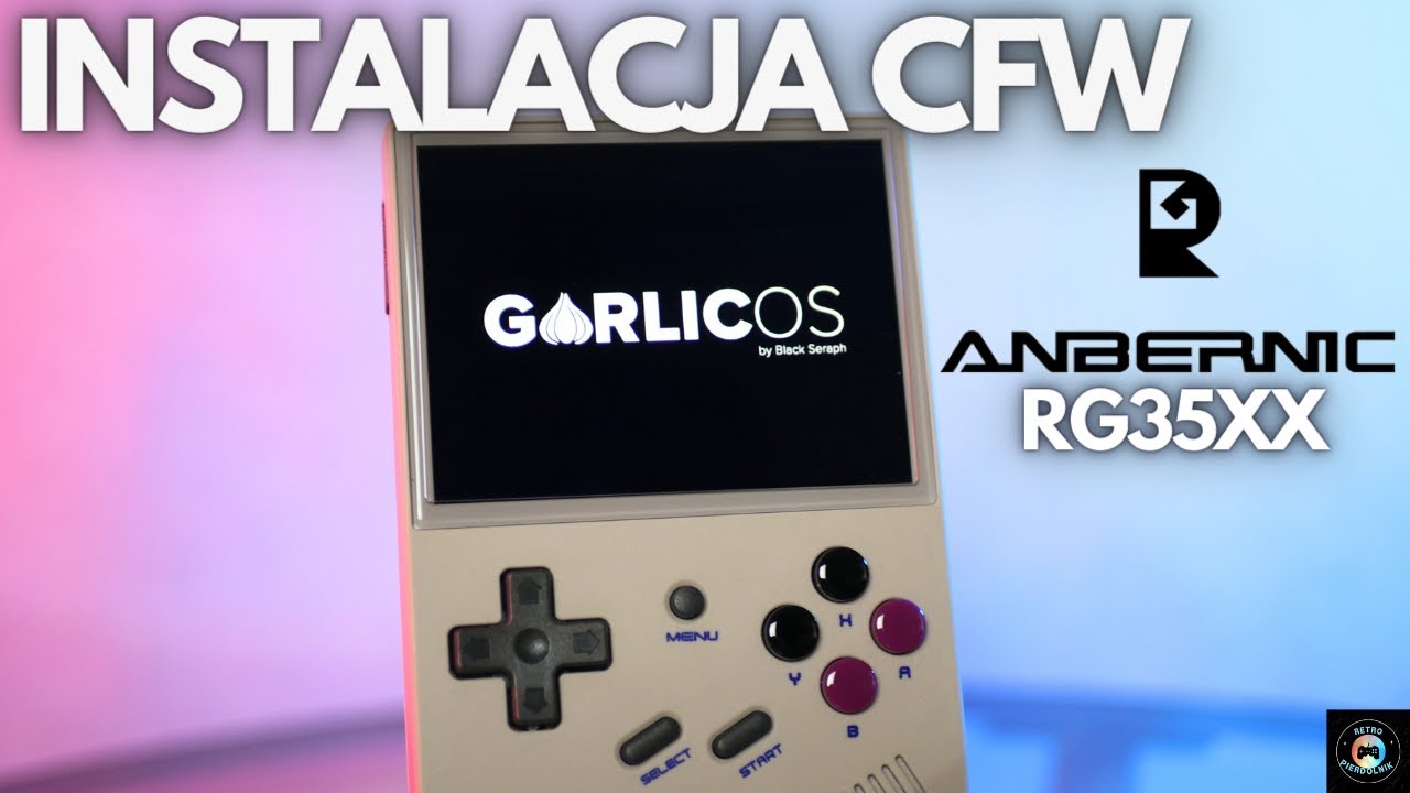 Anbernic RG35xx instalacja GARLIC OS