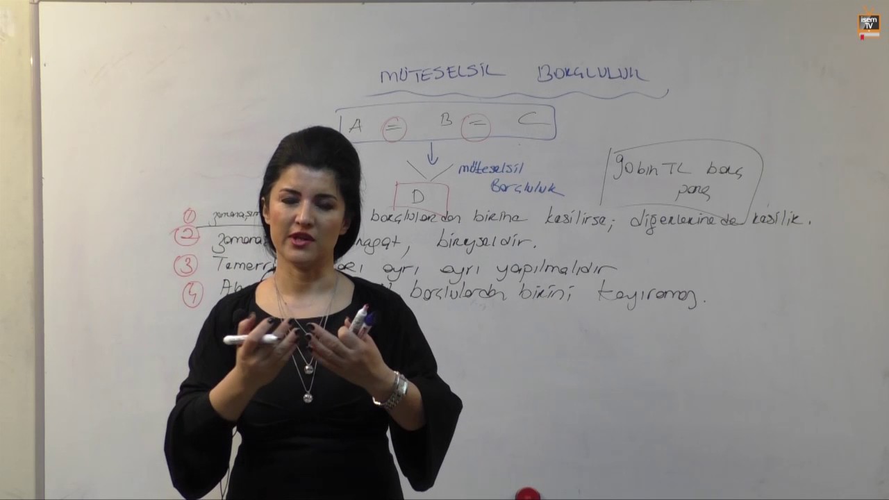 10) A Grubu - Borçlar Hukuku - Müteselsil Borçluluk - Ebru ÇORBACIOĞLU (2017)
