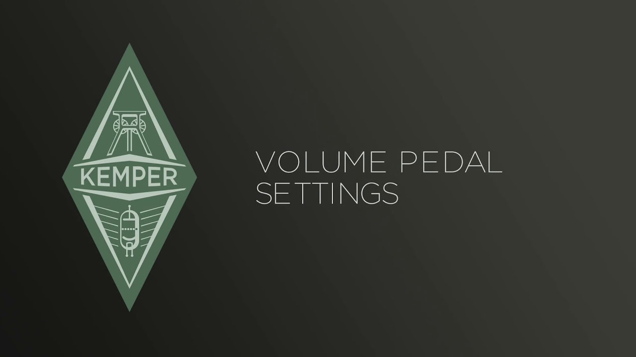 Kemper Profiler Tutorials - Expression Pedals - english