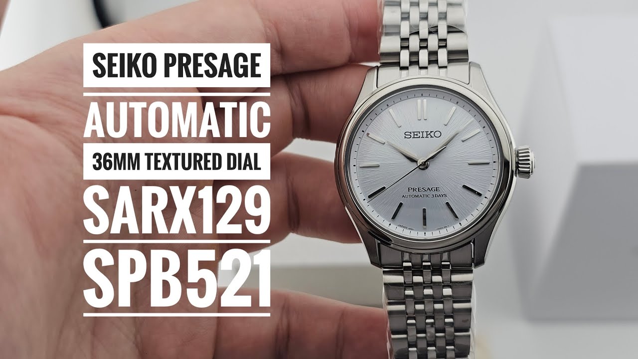 Seiko Presage Automatic 36mm Textured Dial SARX129 SPB521