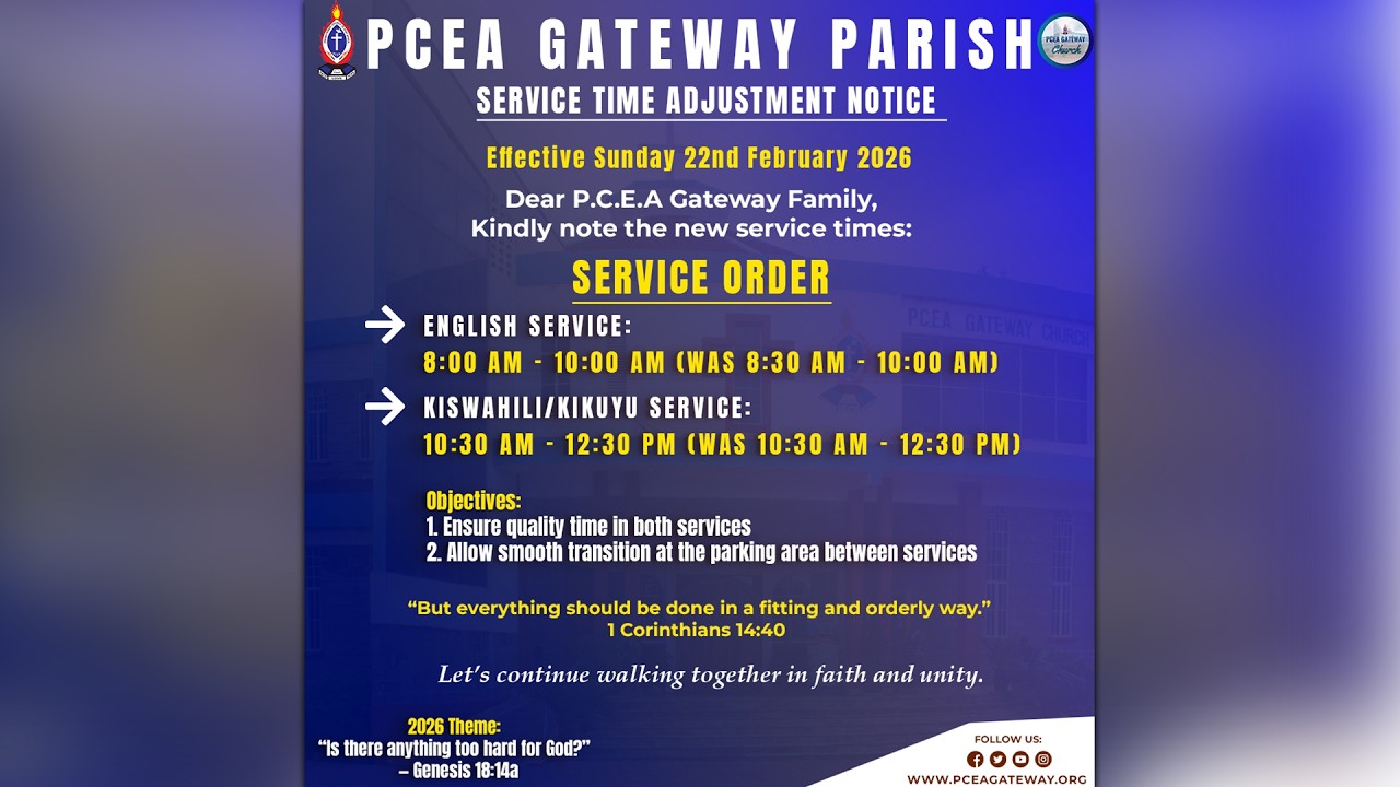 Kiswahili/Kikuyu Service | 22.02.2026