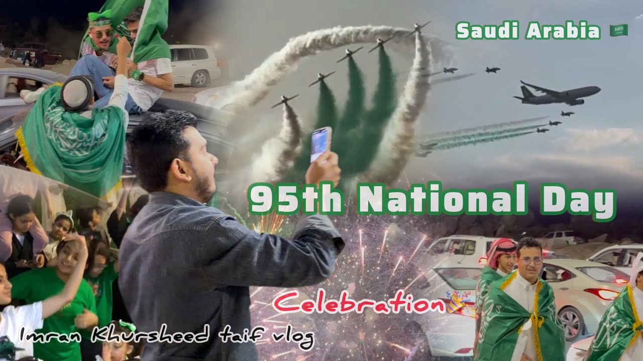 95th National Day celebration 🎉  in Taif , Saudi Arabia 🇸🇦 