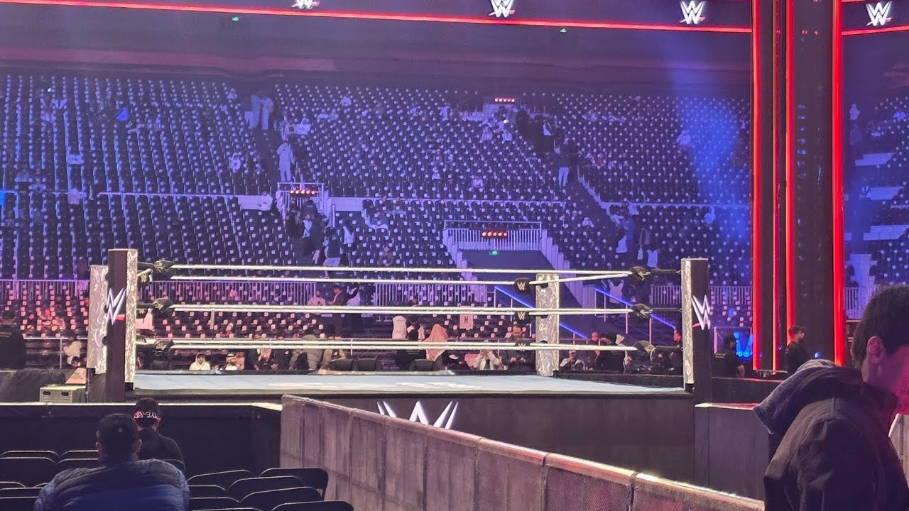 WWE #royalrumble  2026 - Arena Timelapse in Riyadh Saudi Arabia  @Wrestlemotiv 