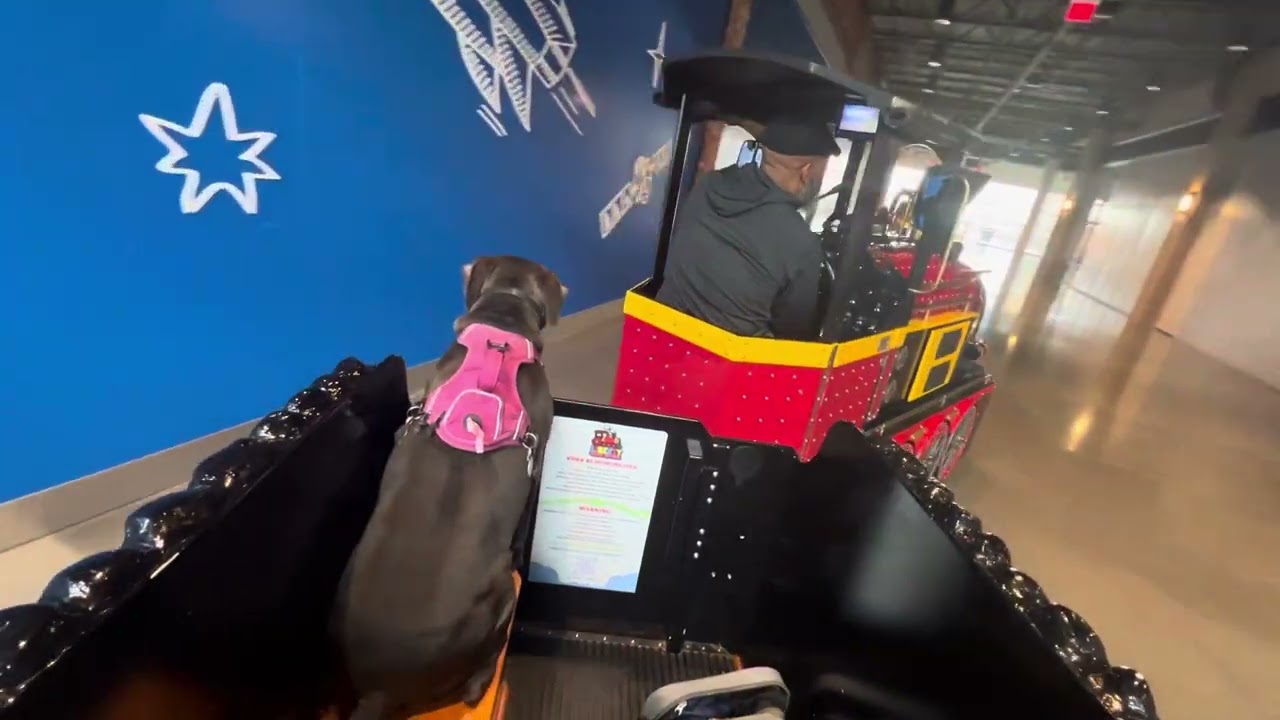 The Liberty Center Express, A Wattman Mini Express, Electric Mall Train Ride, 20250220