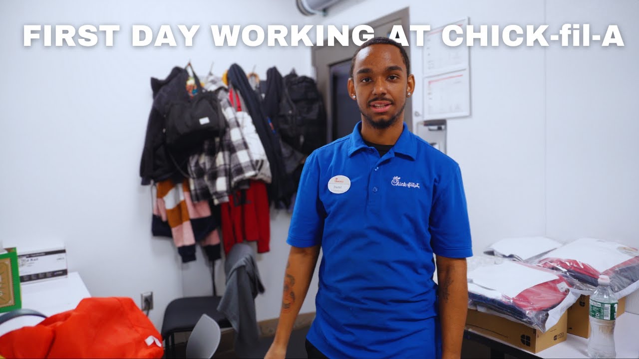 first day at chick-fil-a in new york city, kind of...