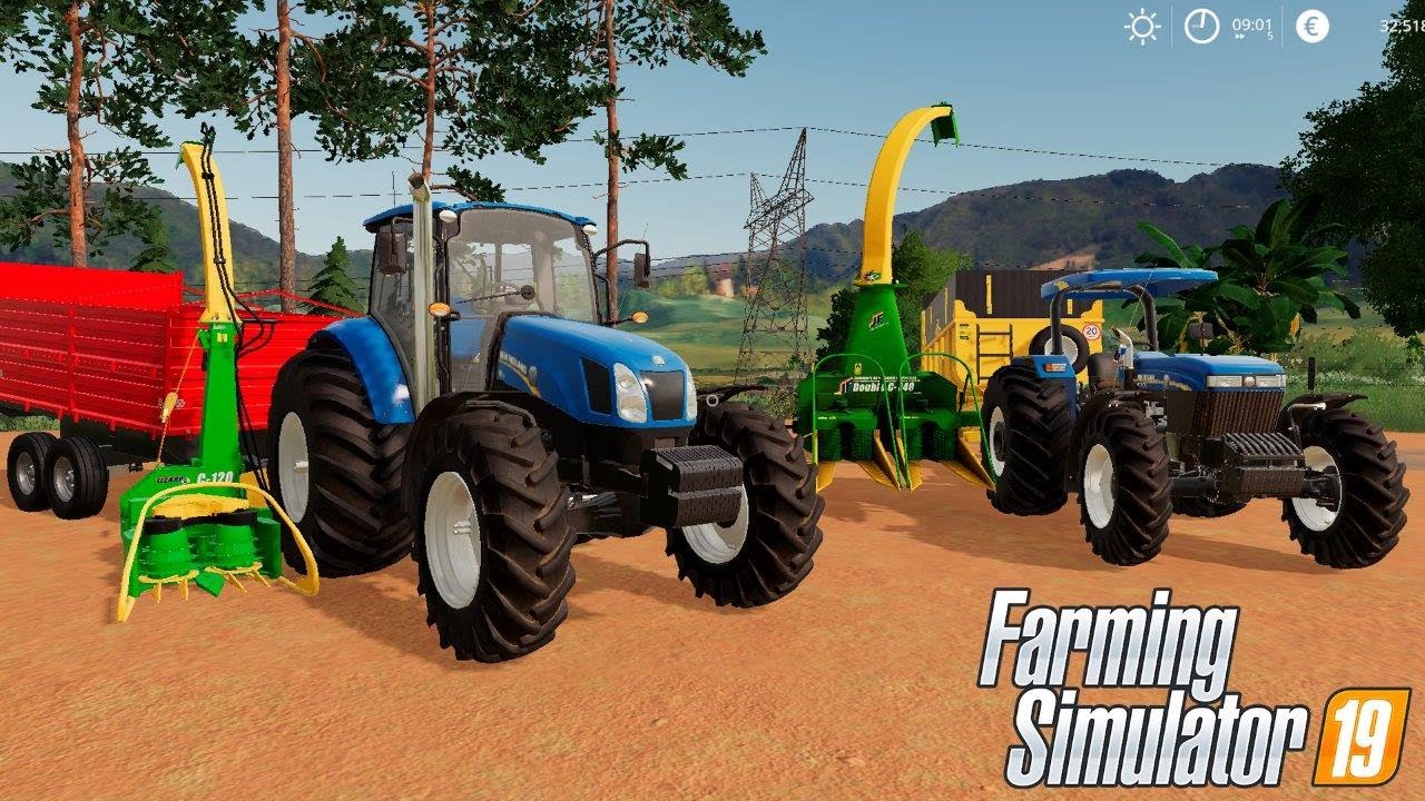 INCIAMOS A PRIMEIRA SILAGEM DA FAZENDA || AGRONÓPOLIS || FARMING SIMULATOR 19 || 