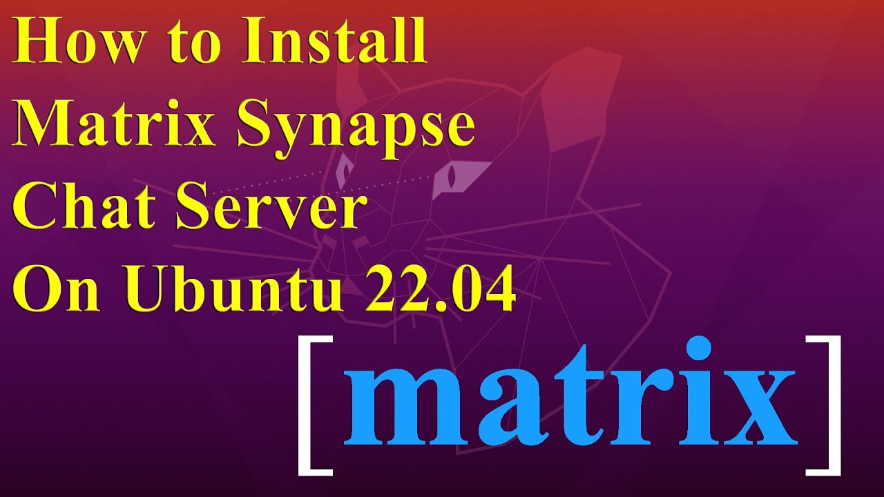 Как установить чат-сервер Matrix Synapse на Ubuntu 22.04
