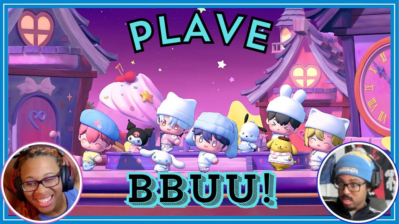 SANRIO COLLAB!!! | PLAVE 'BBUU!' M/V | REACTION