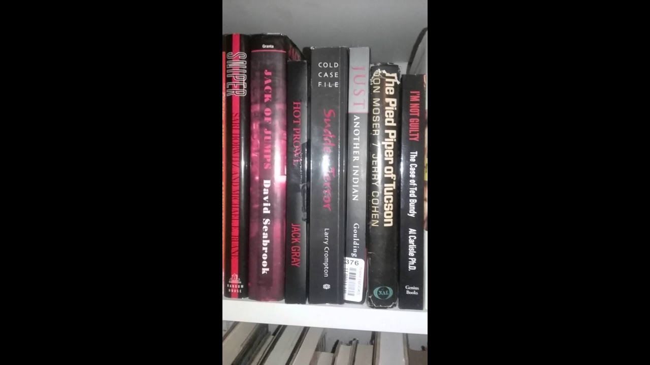 My serial killer book collection