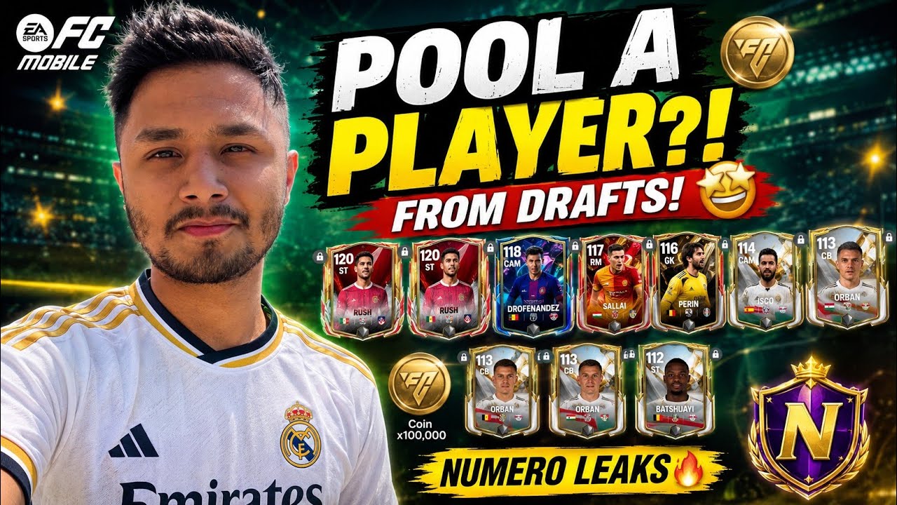 I PULLED A POOL A PLAYER FROM WEEK 4 DRAFT F2P ACCOUNT?! 😱 + NUMERO LEAKS! | FC MOBILE