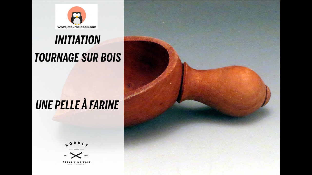 Initiation tournage sur bois : une pelle à farine