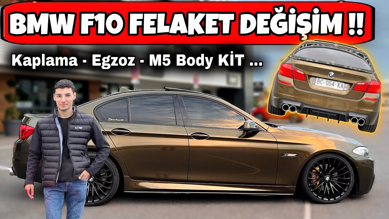 Fransa’dan BMW F10 getirip Türkiye’de Modifiye etim ! M5 yaptık Kaderi değişti !